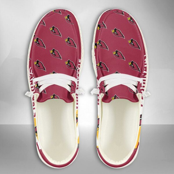 Arizona Cardinals Logo Pattern Hey Dude Shoes