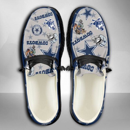 Dallas Cowboys Logo Pattern Moccasin Slipper