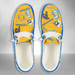 Los Angeles Chargers Logo Pattern Moccasin Slipper