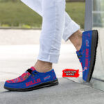 Buffalo Bills Logo Pattern Moccasin Slipper