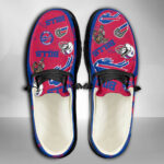 Buffalo Bills Logo Pattern Moccasin Slipper