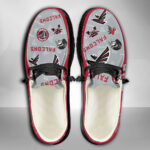 Atlanta Falcons Logo Pattern Moccasin Slipper