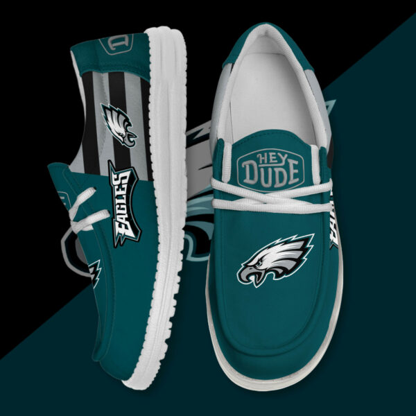 Philadelphia Eagles - Football  Hey Dude Canvas Loafer Shoes