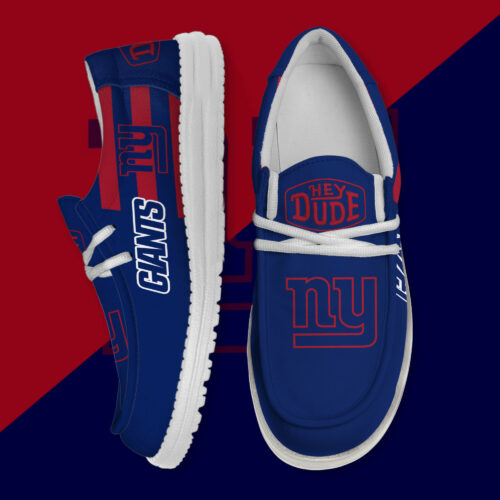 New York Giants - Football  Hey Dude Canvas Loafer Shoes