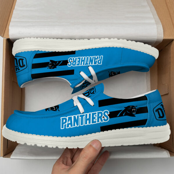 Carolina Panthers - Football  Hey Dude Canvas Loafer Shoes