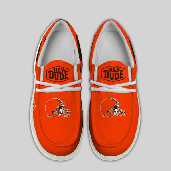 Cleveland Browns - Football  Hey Dude Canvas Loafer Shoes