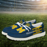 Michigan Wolverines Hey Dude Canvas Loafer Shoes