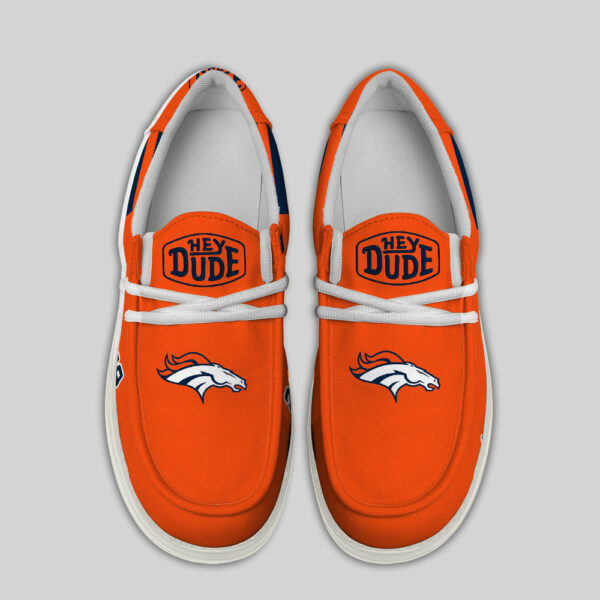 Denver Broncos - Football  Hey Dude Canvas Loafer Shoes