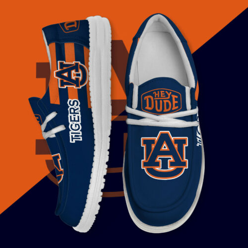 Auburn Tigers Hey Dude Canvas Loafer Shoes