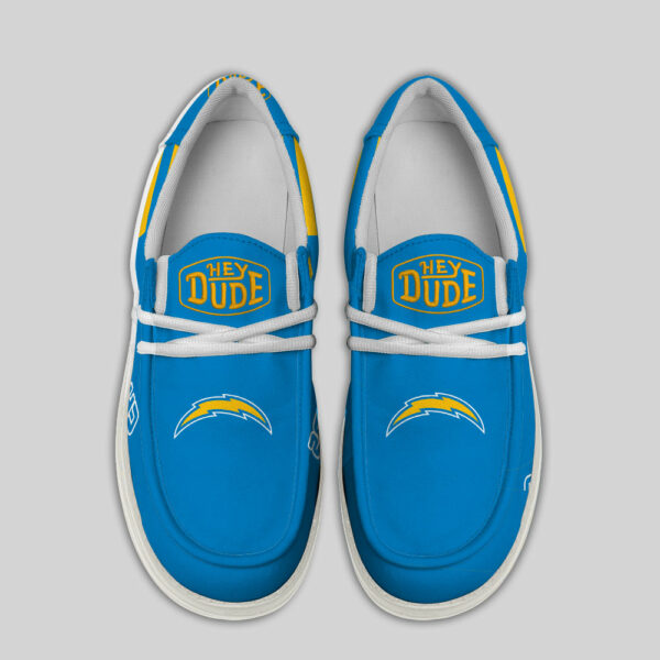 Los Angeles Chargers - Football  Hey Dude Canvas Loafer Shoes