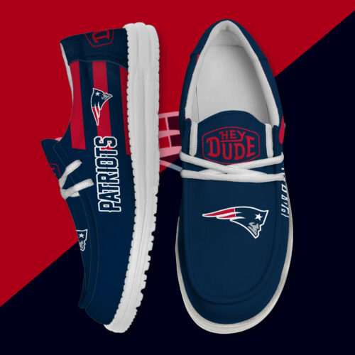 New England Patriots - Football  Hey Dude Canvas Loafer Shoes