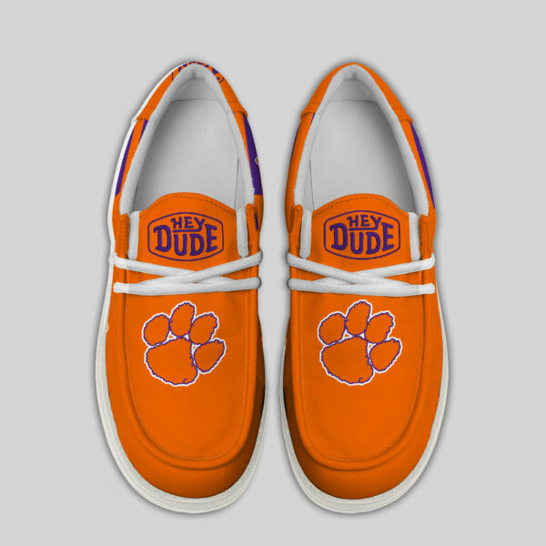 Clemson Tigers Hey Dude Canvas Loafer Shoes