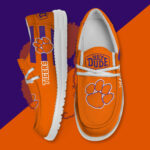 Clemson Tigers Hey Dude Canvas Loafer Shoes