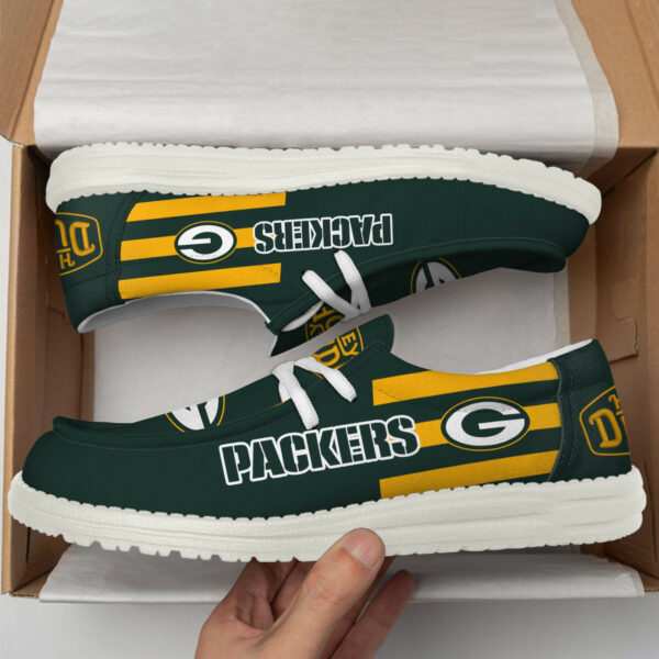 Green Bay Packers - Football  Hey Dude Canvas Loafer Shoes