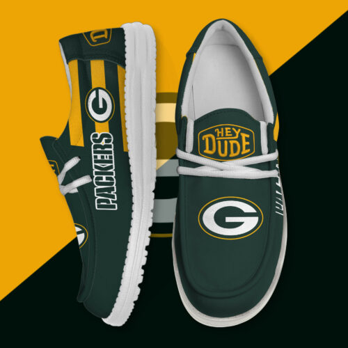 Green Bay Packers - Football  Hey Dude Canvas Loafer Shoes