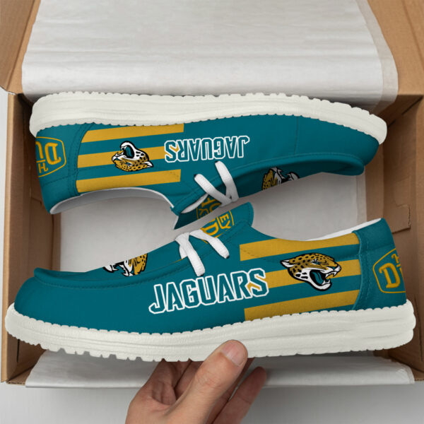 Jacksonville Jaguars - Football  Hey Dude Canvas Loafer Shoes