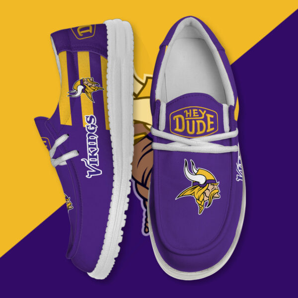 Minnesota Vikings - Football  Hey Dude Canvas Loafer Shoes