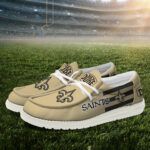 New Orleans Saints - Football  Hey Dude Canvas Loafer Shoes