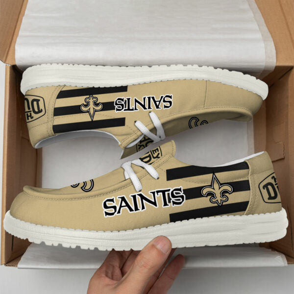 New Orleans Saints - Football  Hey Dude Canvas Loafer Shoes