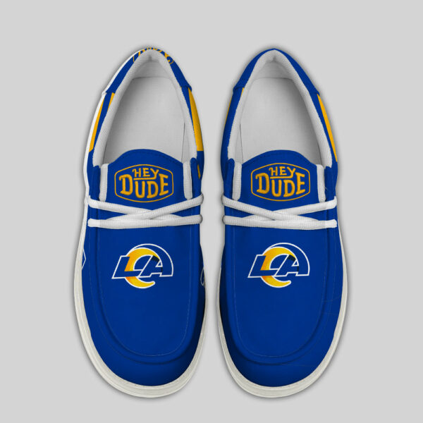 Los Angeles Rams - Football  Hey Dude Canvas Loafer Shoes