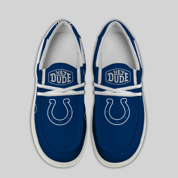 Indianapolis Colts - Football  Hey Dude Canvas Loafer Shoes