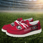 Georgia Bulldogs Hey Dude Canvas Loafer Shoes