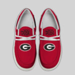 Georgia Bulldogs Hey Dude Canvas Loafer Shoes