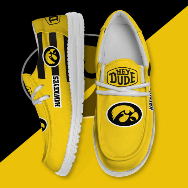 Iowa Hawkeyes Hey Dude Canvas Loafer Shoes