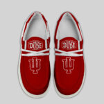 Indiana Hoosiers Hey Dude Canvas Loafer Shoes