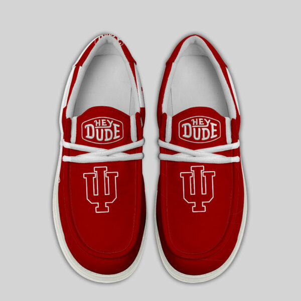 Indiana Hoosiers Hey Dude Canvas Loafer Shoes