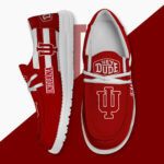 Indiana Hoosiers Hey Dude Canvas Loafer Shoes