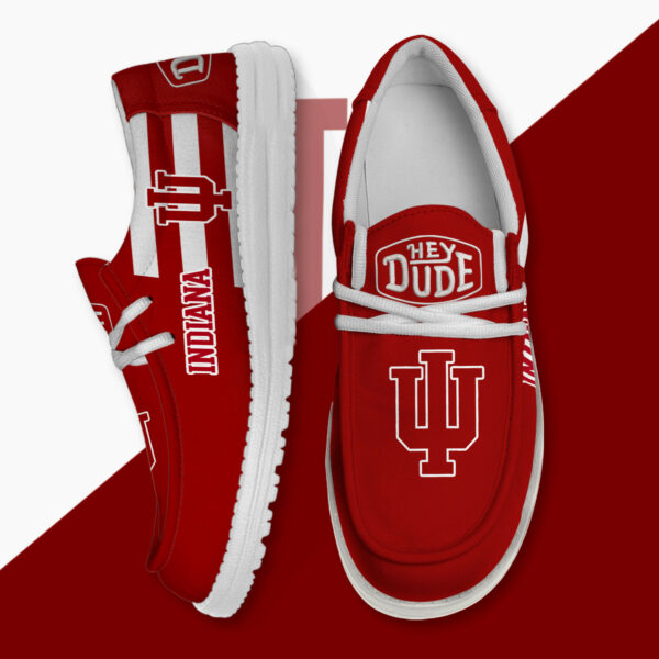 Indiana Hoosiers Hey Dude Canvas Loafer Shoes