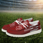 Oklahoma Sooners Hey Dude Canvas Loafer Shoes