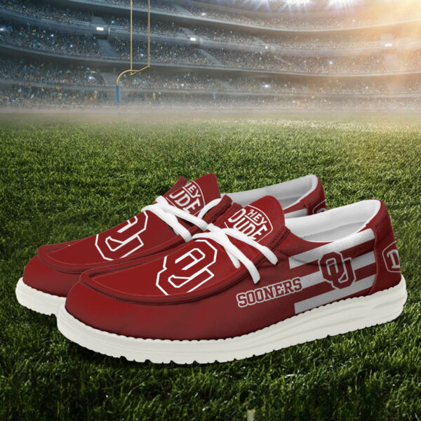 Oklahoma Sooners Hey Dude Canvas Loafer Shoes