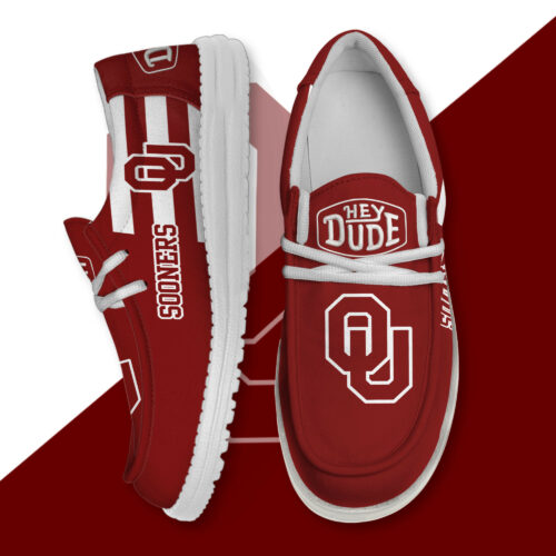 Oklahoma Sooners Hey Dude Canvas Loafer Shoes