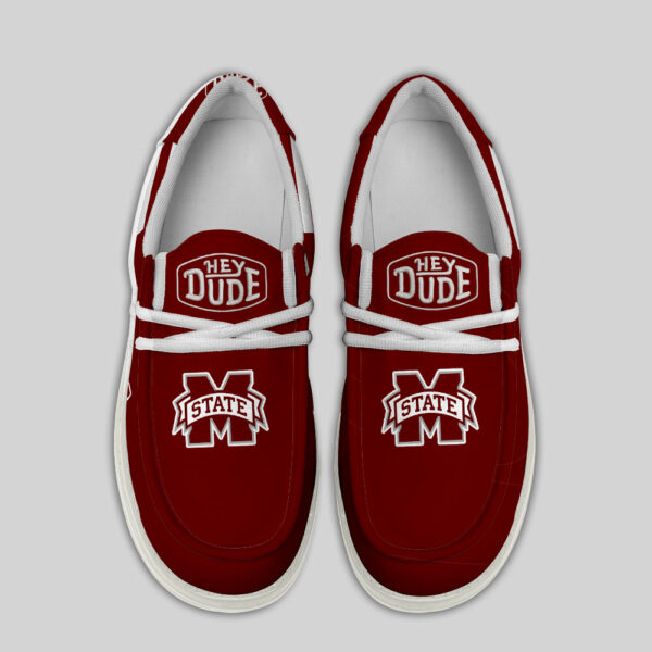 Mississippi State Bulldogs Hey Dude Canvas Loafer Shoes