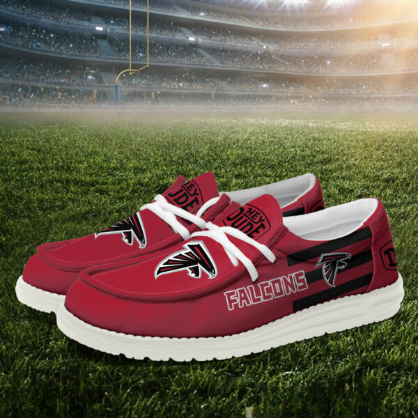 Atlanta Falcons - Football  Hey Dude Canvas Loafer Shoes