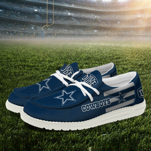 Dallas Cowboys - Football  Hey Dude Canvas Loafer Shoes