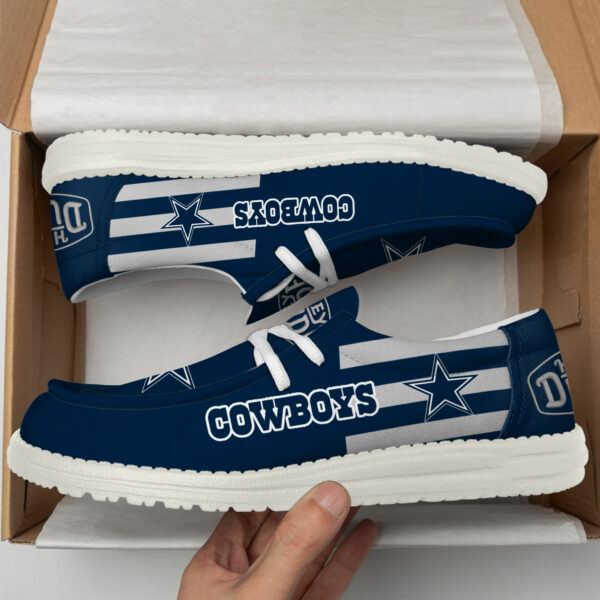 Dallas Cowboys - Football  Hey Dude Canvas Loafer Shoes