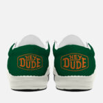 Miami Hurricanes Hey Dude Canvas Loafer Shoes