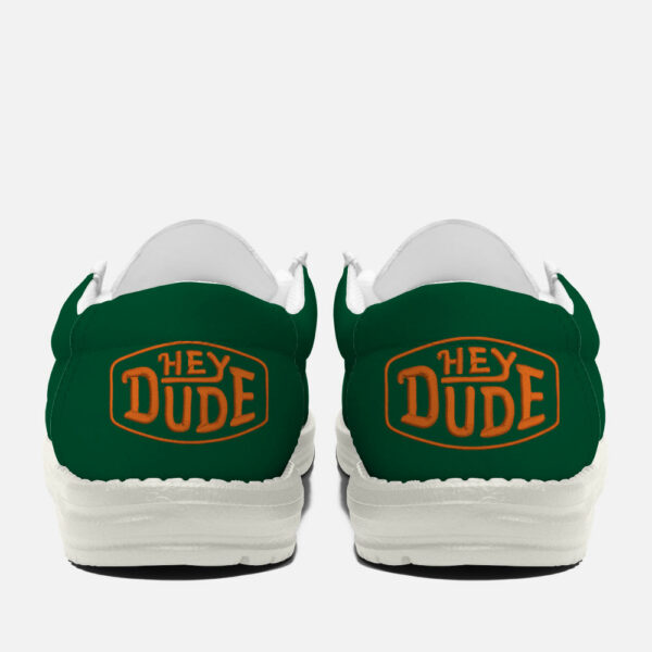 Miami Hurricanes Hey Dude Canvas Loafer Shoes