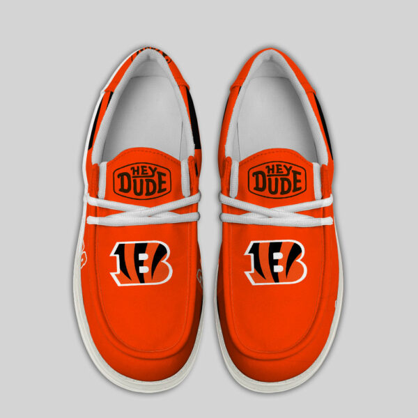 Cincinnati Bengals - Football  Hey Dude Canvas Loafer Shoes