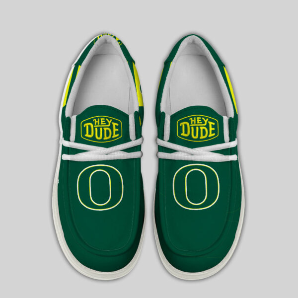 Oregon Ducks Hey Dude Canvas Loafer Shoes