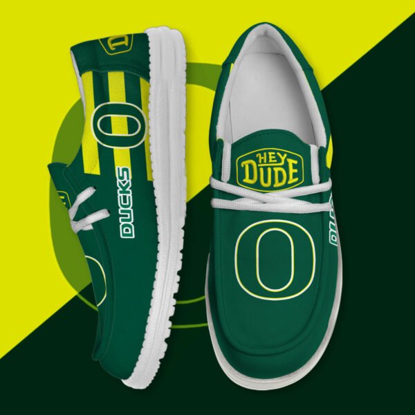 Oregon Ducks Hey Dude Canvas Loafer Shoes