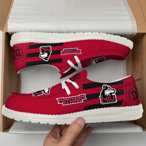 Northern Illinois Huskies Hey Dude Canvas Loafer Shoes