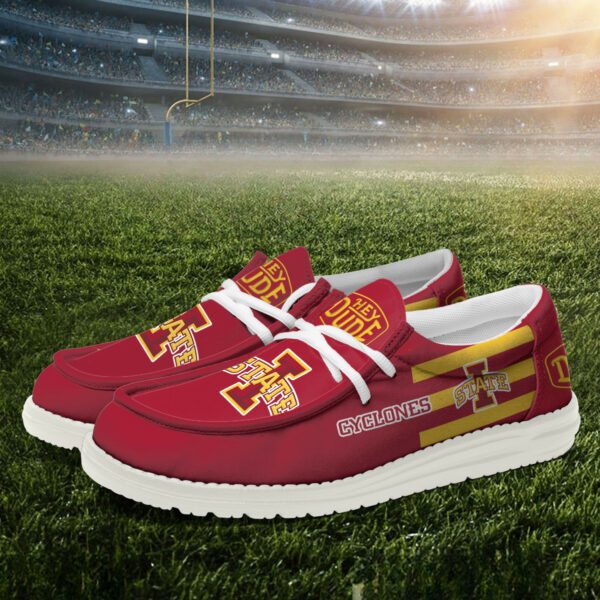 Iowa State Cyclones Hey Dude Canvas Loafer Shoes