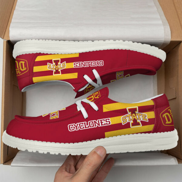 Iowa State Cyclones Hey Dude Canvas Loafer Shoes