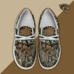 Jacksonville Jaguars Camo Hunting Hey Dude Canvas Loafer Shoes