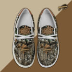 Buffalo Bills Camo Hunting Hey Dude Canvas Loafer Shoes