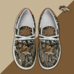 Denver Broncos Camo Hunting Hey Dude Canvas Loafer Shoes